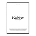 Treramme 50x70 cm svart