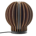 Radiant rund LED lampe 15 cm røkt eik