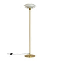 DL31 gulvlampe 133 cm opal/messing