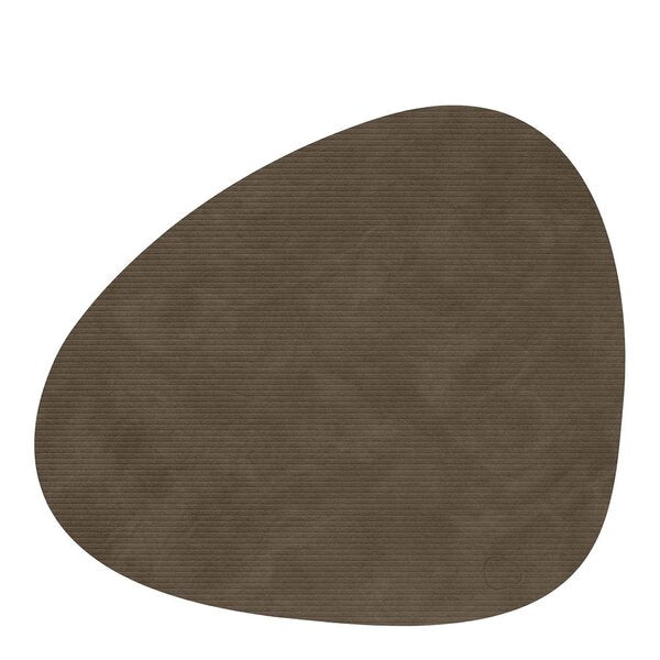 Curve Corduroy spisebrikke 37x44 cm caviar