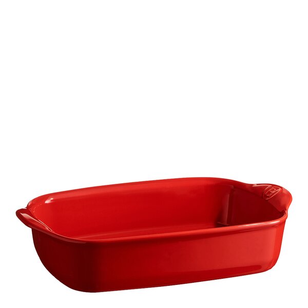 Ildfast form S rektangulær 30x19 cm 1,55L rød