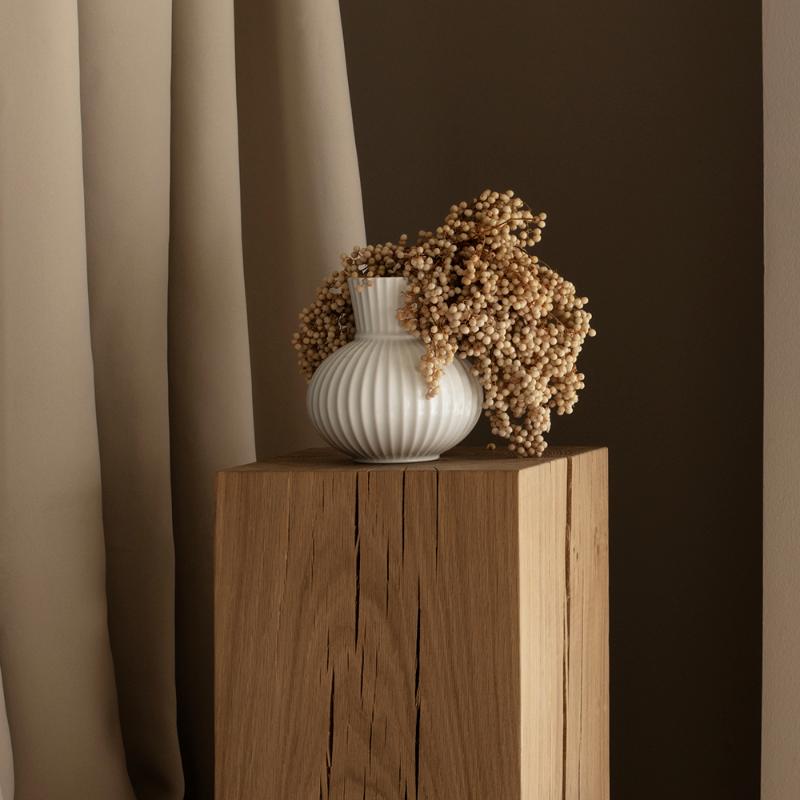 Tura vase 14,5 cm porselen hvit