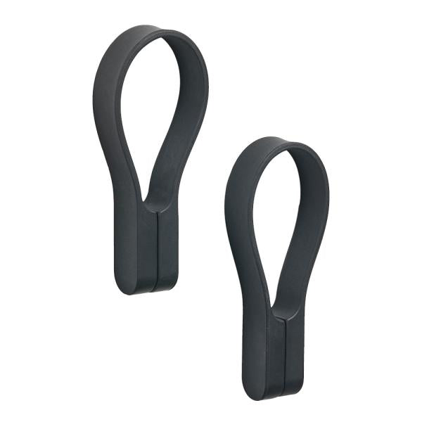 Loop håndklestropp magnet 2 stk black