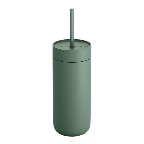 Carter Cold Desert Capsule tumbler med sugerør 475 ml smoke green