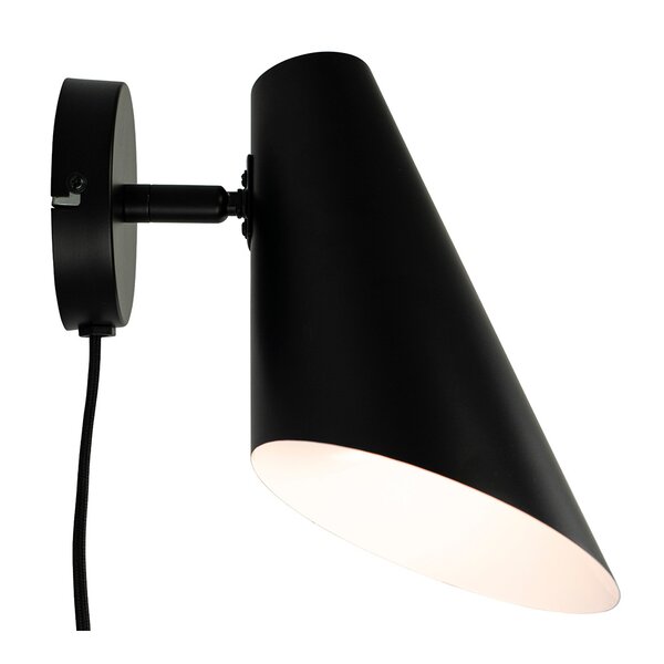 Cale vegglampe 24,5 cm svart