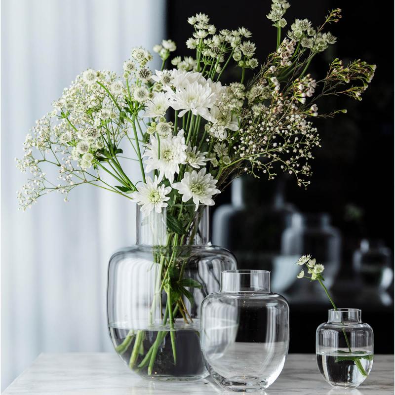 Family vase 11 cm klar