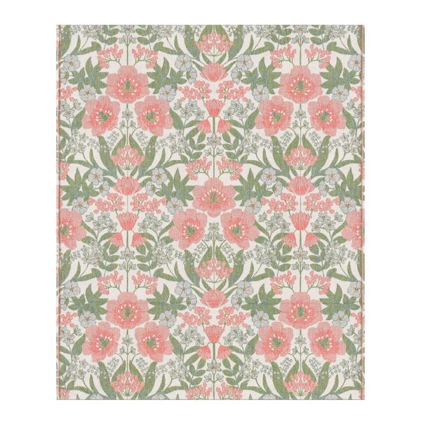 Bettys tulpaner pledd 140x170 cm rosa