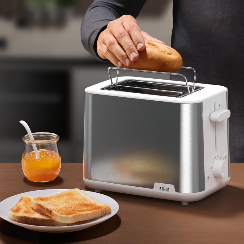 Purshine brødrister HT1510.WH hvit