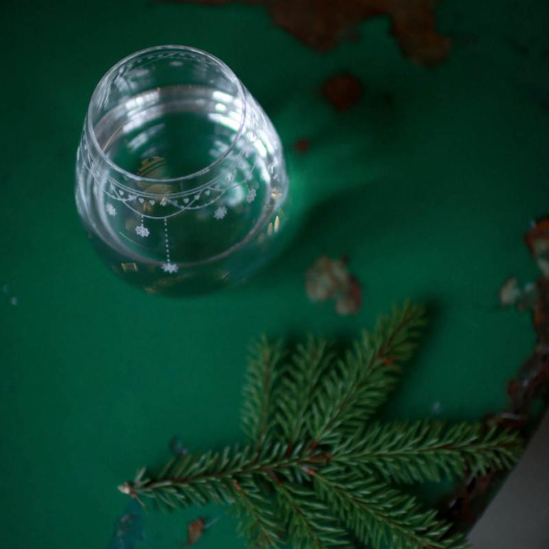 Julemorgen vannglass 35 cl