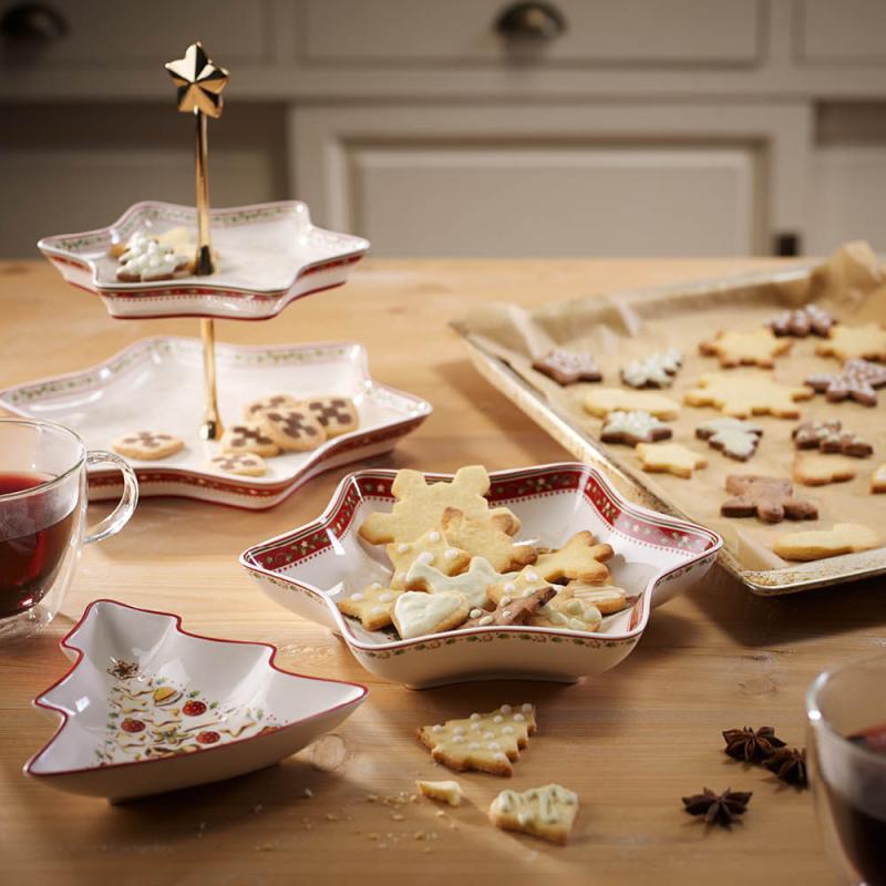 Winter Bakery delight fat m/stett 2 etasje 25,5 cm holly