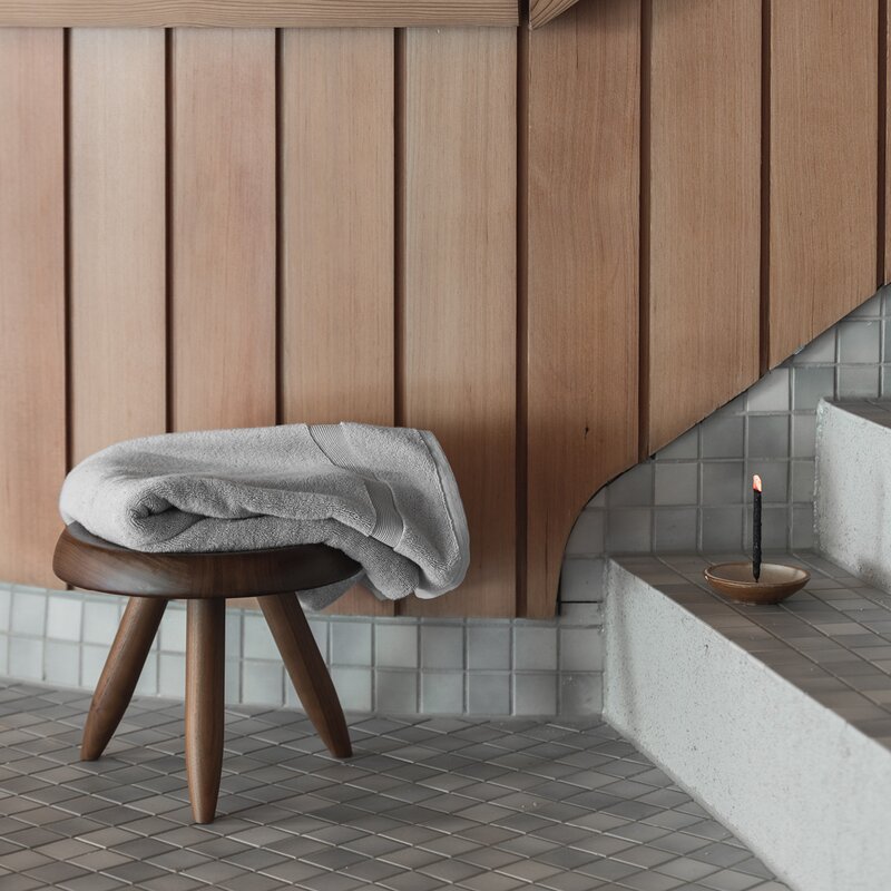 Spa håndkle 50x90 cm lys grå