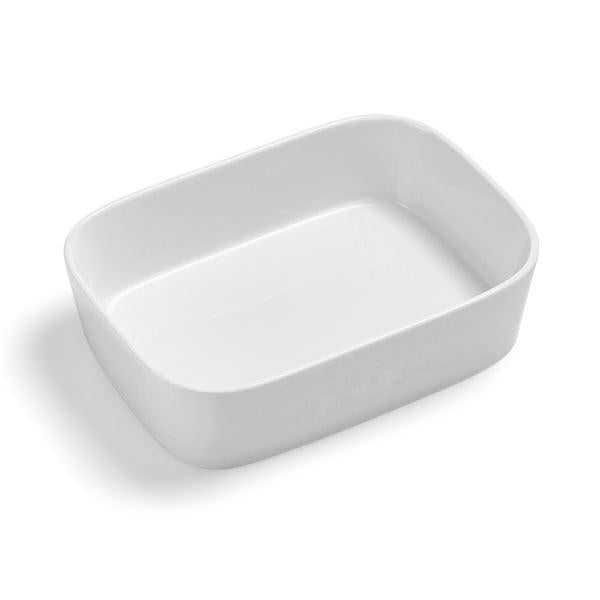 Modula fat 25x18x6,5 cm hvit