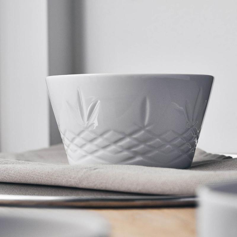 Crispy Porcelain skål 2 48 cl hvit
