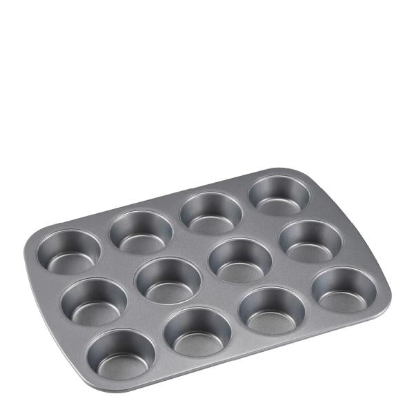 Karabo muffinsform 12 stk grå