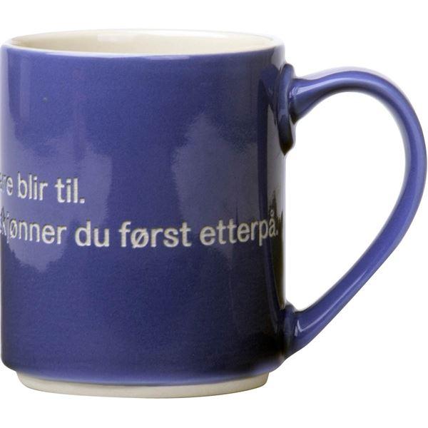 Lindgren krus "pell finner du ikke på" 35 cl blå