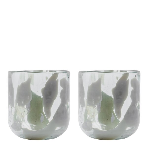 Home telysestake 9,5 cm 2 stk beige