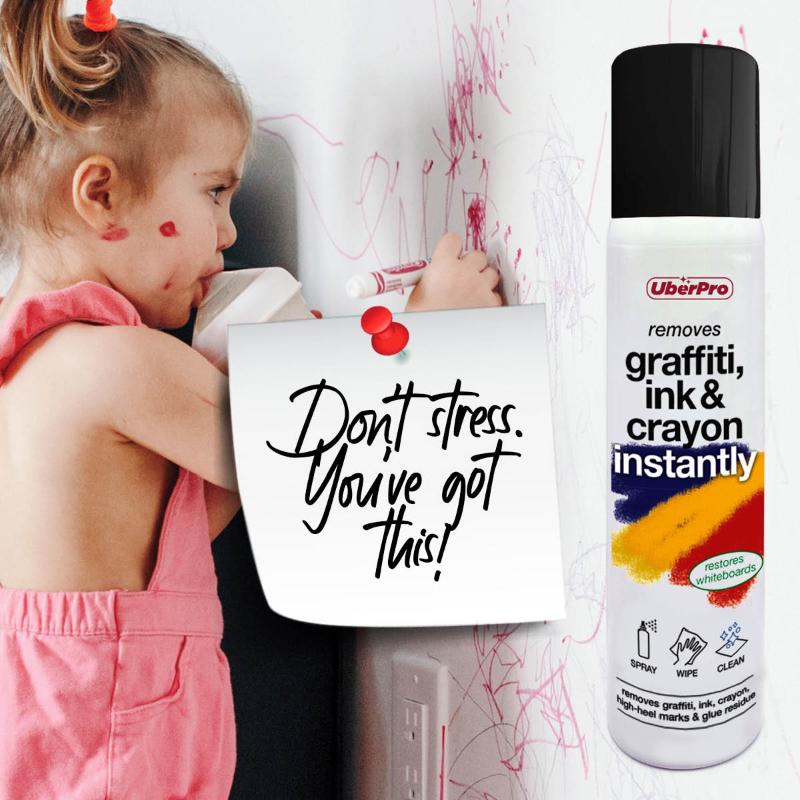 Grafitti, ink & crayon flekkfjerner grafitti, blekk og fargestifter 100 ml