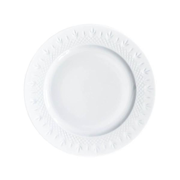 Crispy Porcelain asjett 19 cm hvit