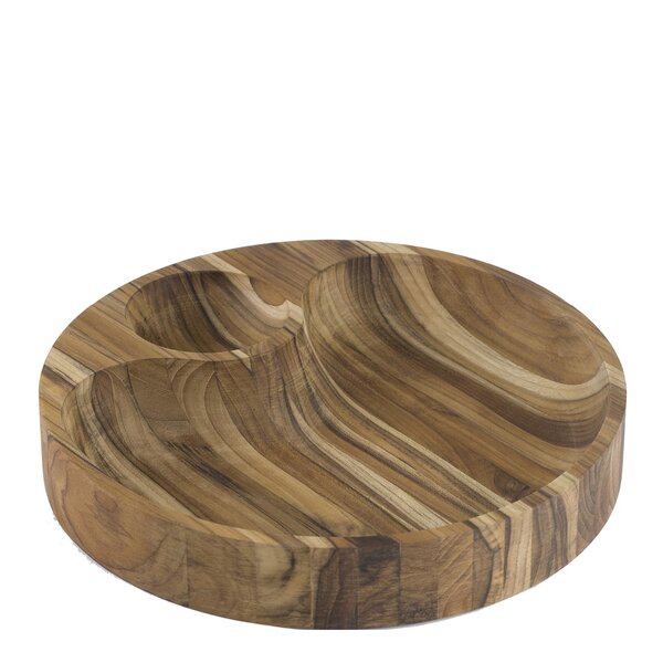 Wooden board bolle 31,5 cm teak