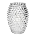 Hobnail egg vase 18 cm crystal
