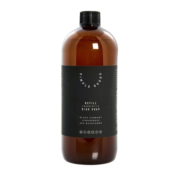 Lemongrass refill oppvasksåpe 1000 ml svart