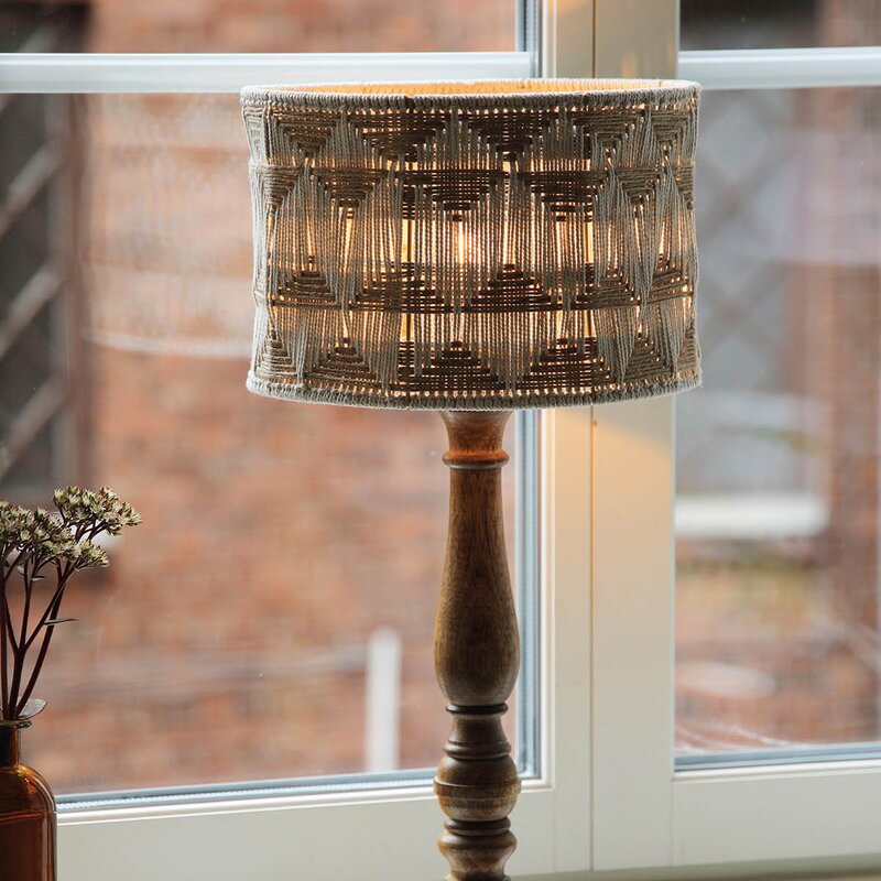 Ano bordlampe 62,5 cm beige/brun