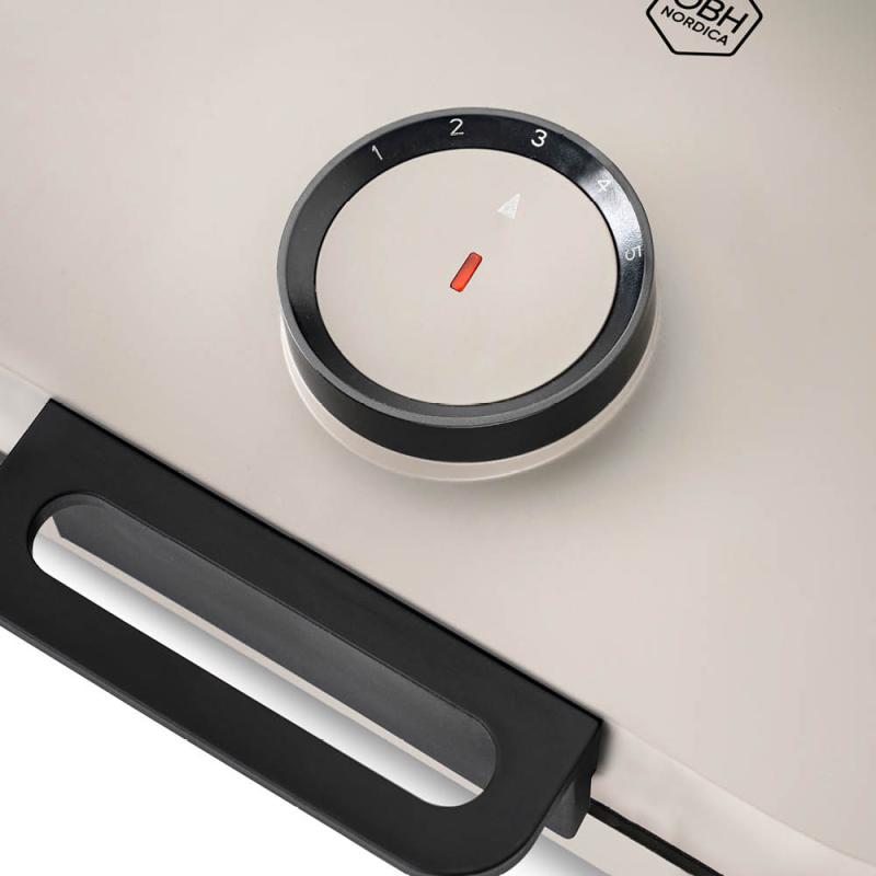 Electa vaffeljern dobbelt 1200W cool grey