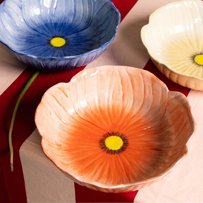 Poppy skål 30x8,5 cm rød