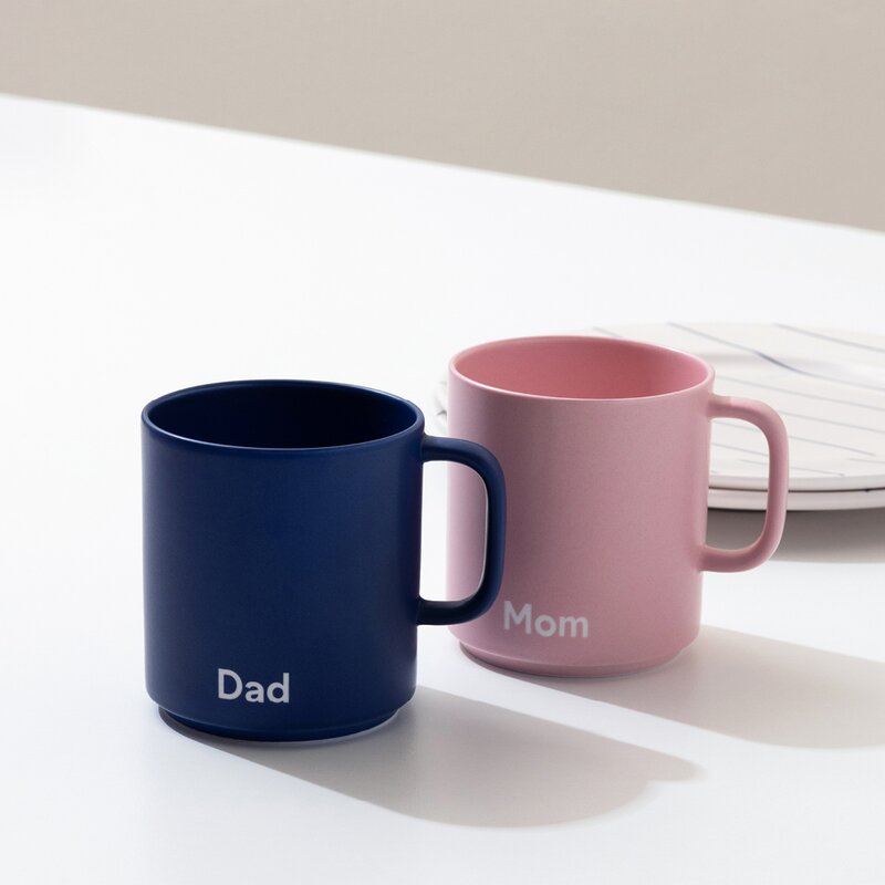 Favourite kopp med hank DAD 25 cl midnight blue