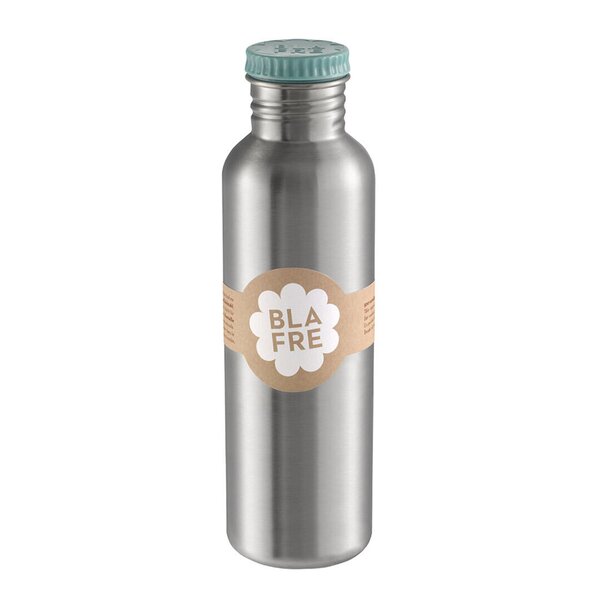 Stålflaske 750 ml blågrønn