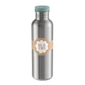Stålflaske 750 ml blågrønn
