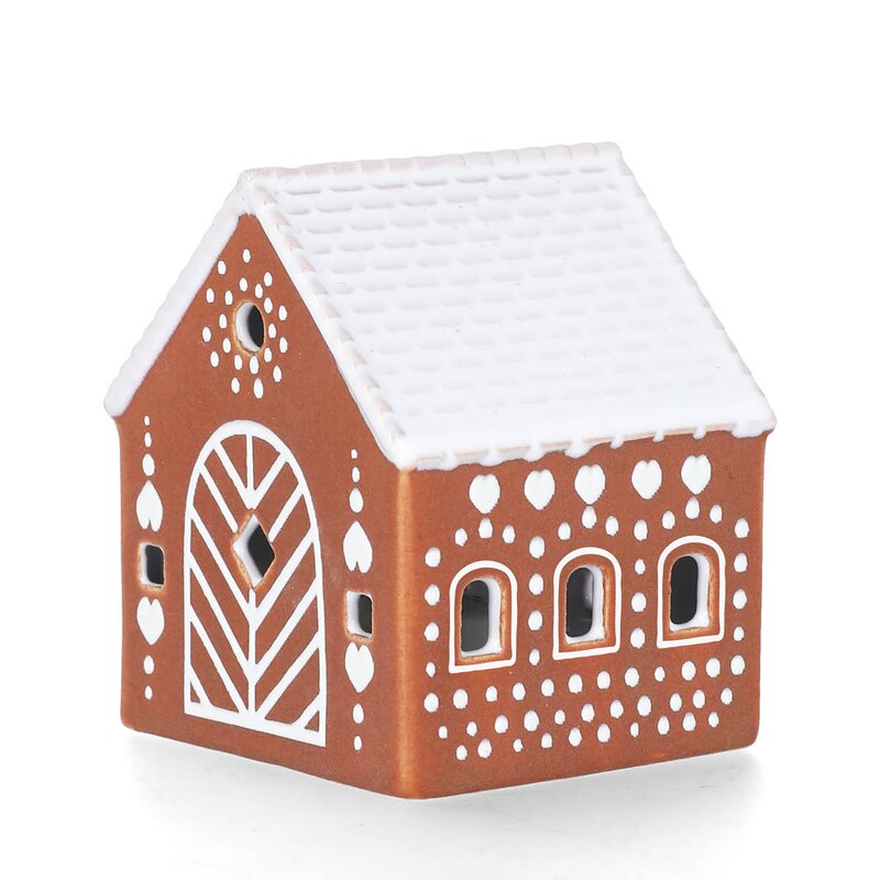 Gingerbread lyshus Låve LED 7,5 brun