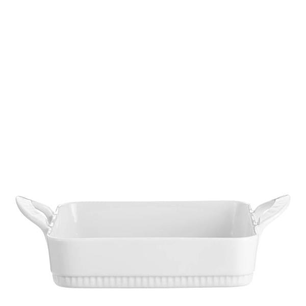 Toulouse kvadratisk ildfast form 17,5x17,5x4,5 cm hvit