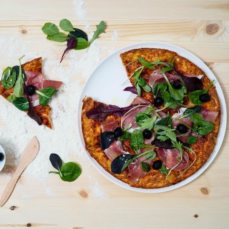 Pizza tallerken 32 cm hvit