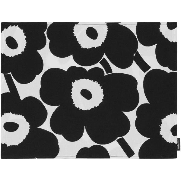 Pieni Unikko acrylic coated spisebrikke hvit/svart