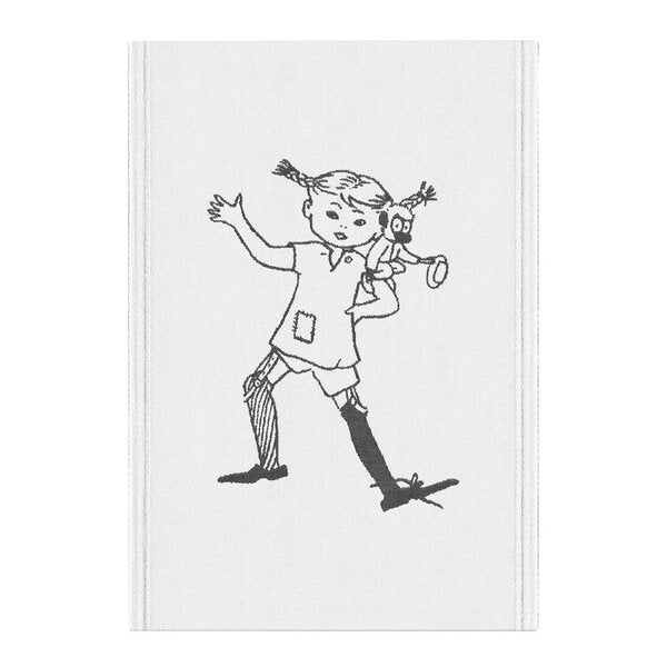Pippi kjøkkenhåndkle 35x50 cm Pippilotta