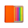 Fargepenner 12 stk neon