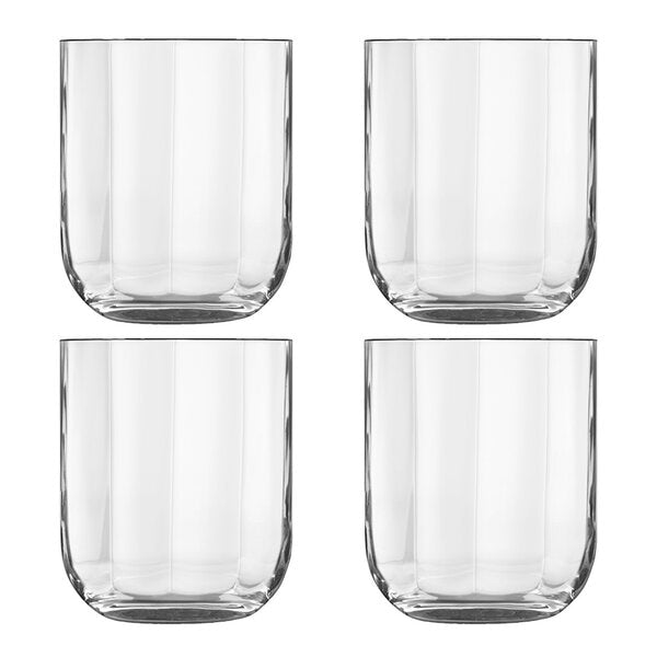 Jazz vannglass/whiskyglass 35 cl 4 stk