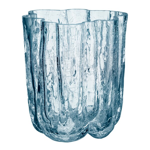Crackle vase 12 cm sirkulær
