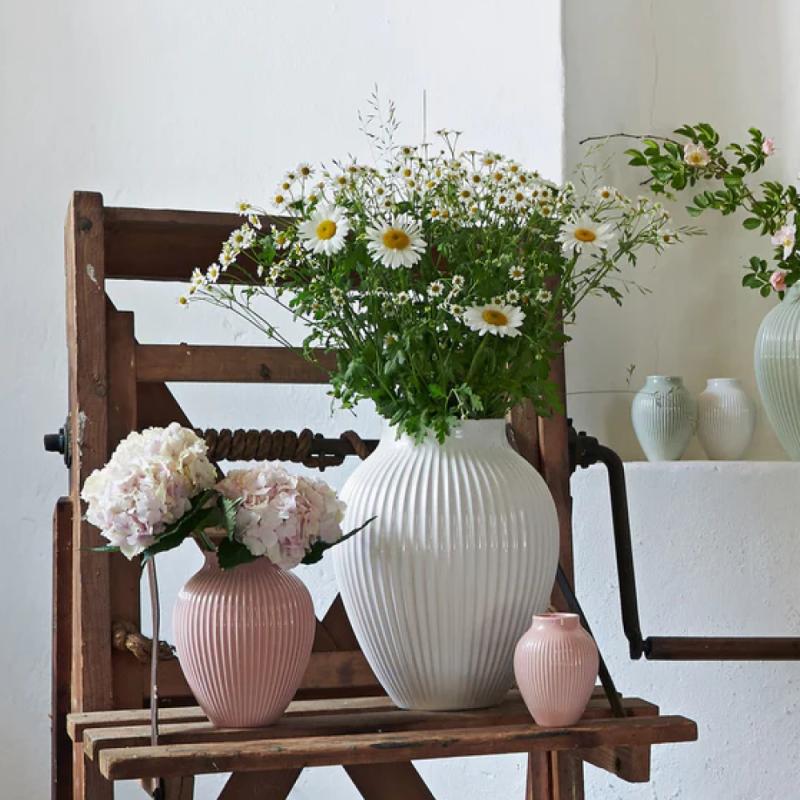 Ripple vase 12,5 cm mint