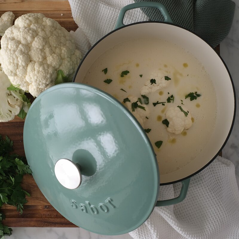 Støpejernsgryte 4,4L sea green