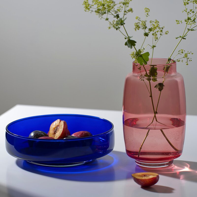 Olivia vase 24 cm rosa