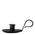 Grab lysestake 15 cm svart