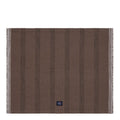 Stripete bordbrikke i bomull 40x50 cm brun/svart