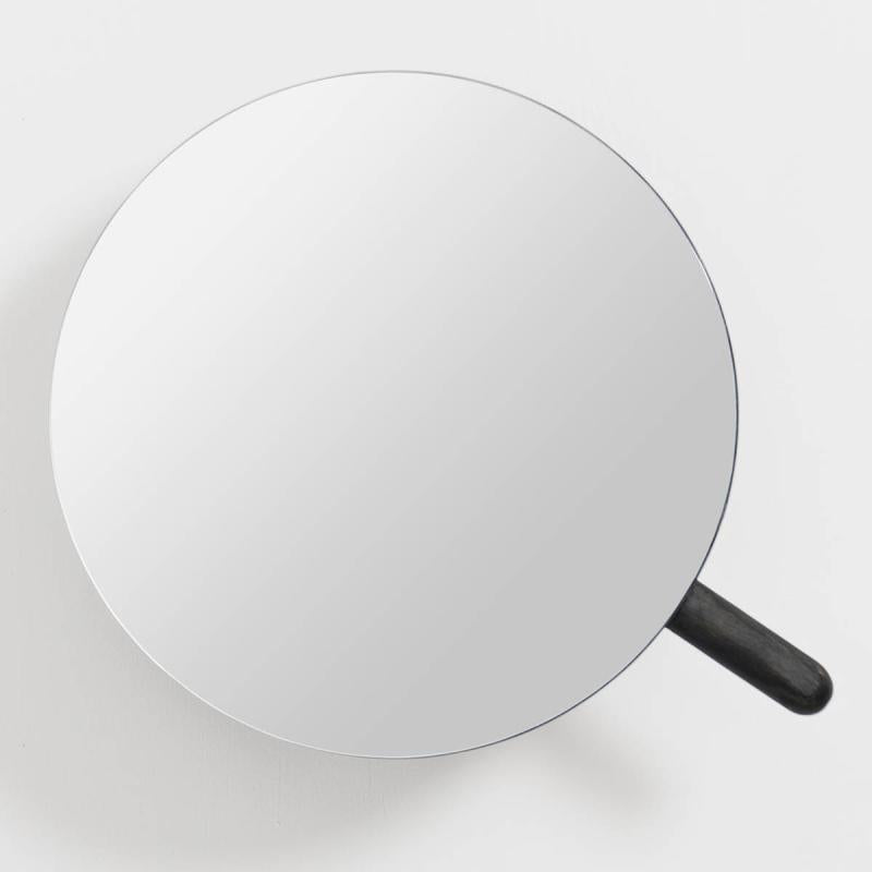 Magnifying sminkespeil vegg 18 cm mørk eik