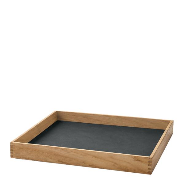Even teak brett 29,4x29,4 cm nupo antrasitt