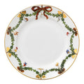 Stjerne Riflet Jul flat tallerken 19 cm