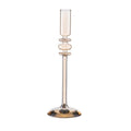Ornate lysestake 25 cm champagnefarget luster
