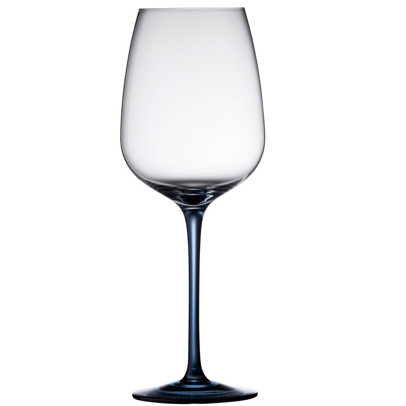 Vienna vinglass 53 cl 4 stk blå
