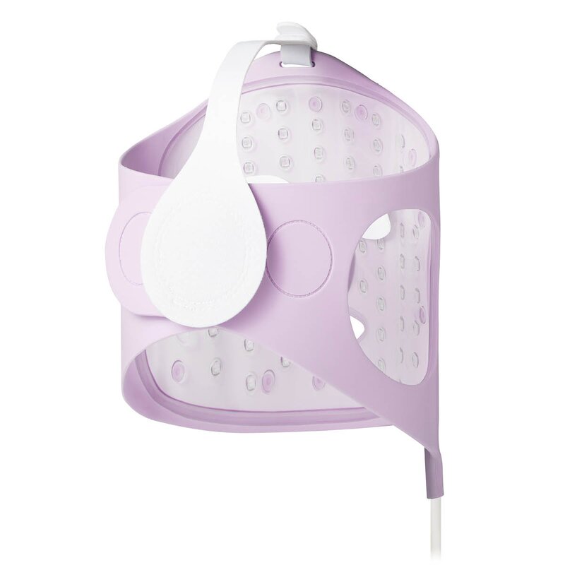 Glow mask LED-maske lilac